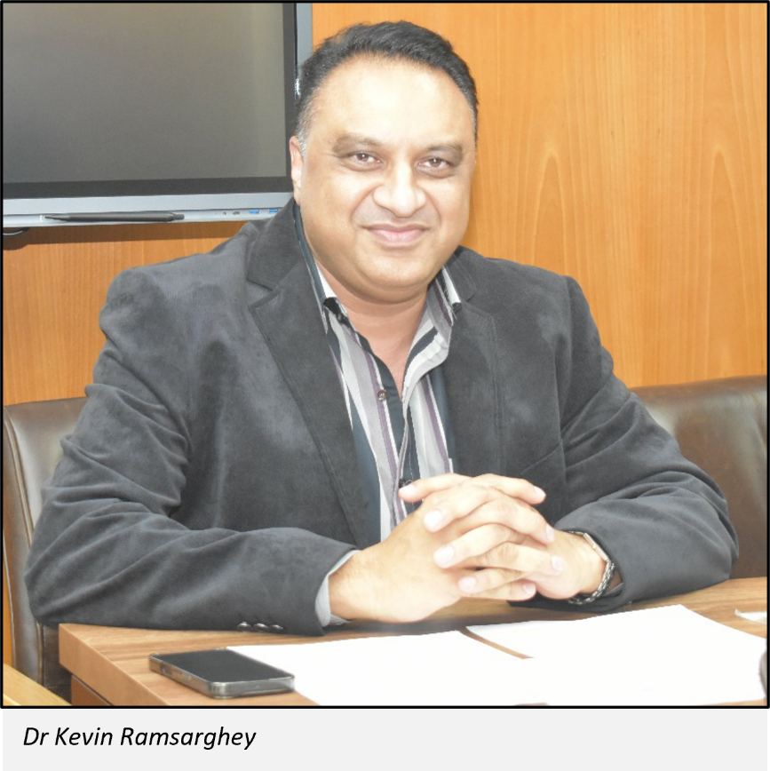 Headshot of Dr Kevin Ramsarghey